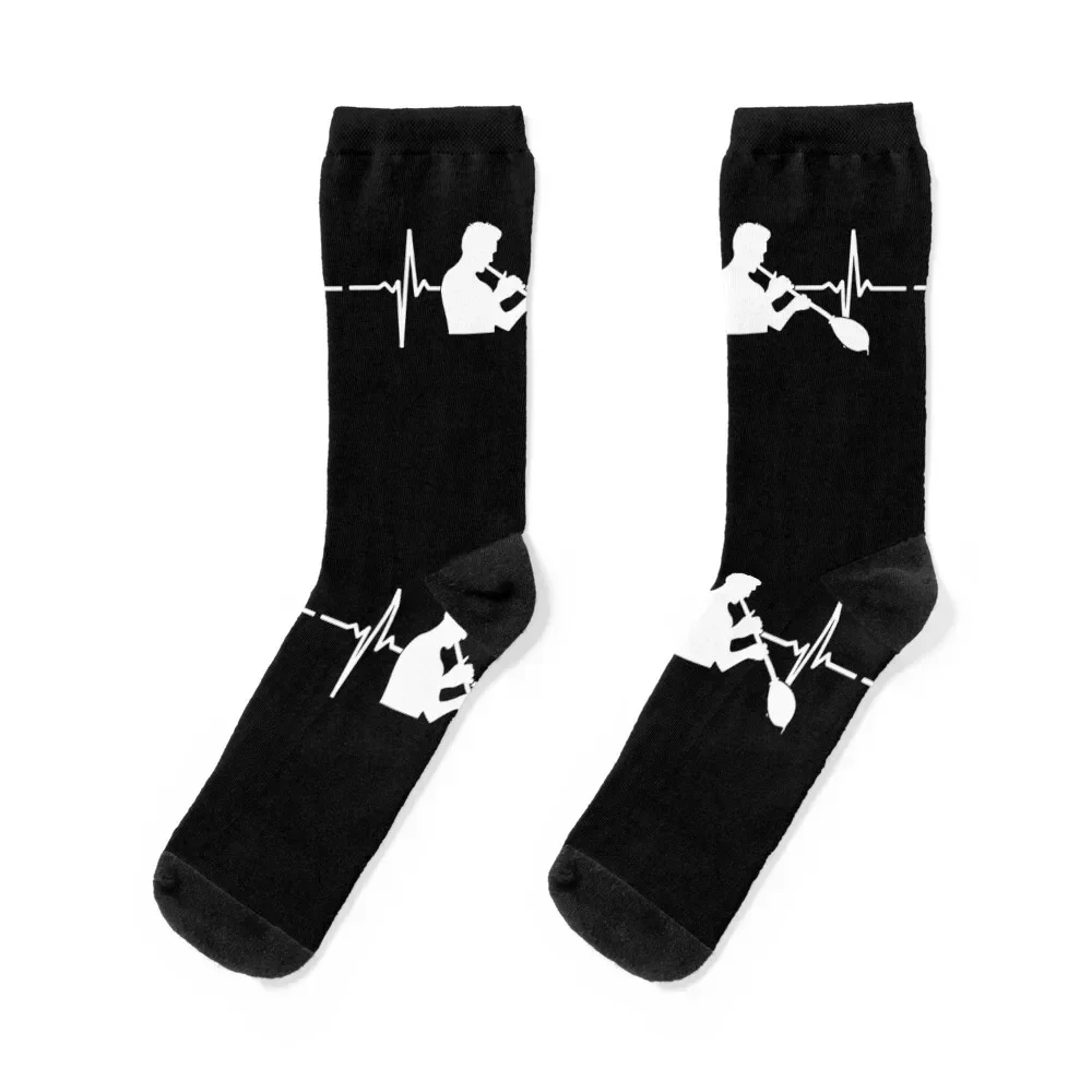 Glassblower Heartbeat Glassblowing Socks summer Climbing Stockings compression Heating sock Women Socks Men's