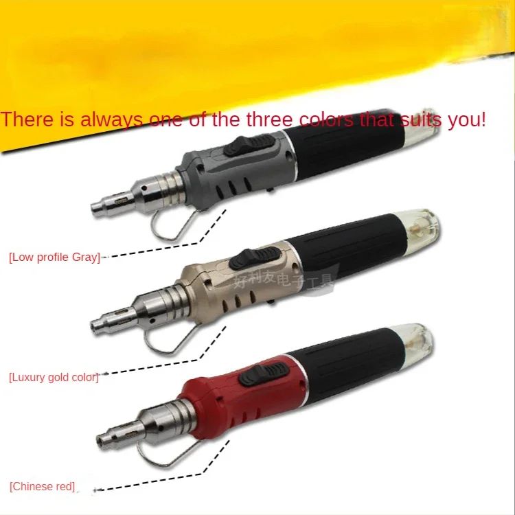 1115K Gas soldering iron 10 in 1 electronic ignition gas filled soldering iron gas gas welding