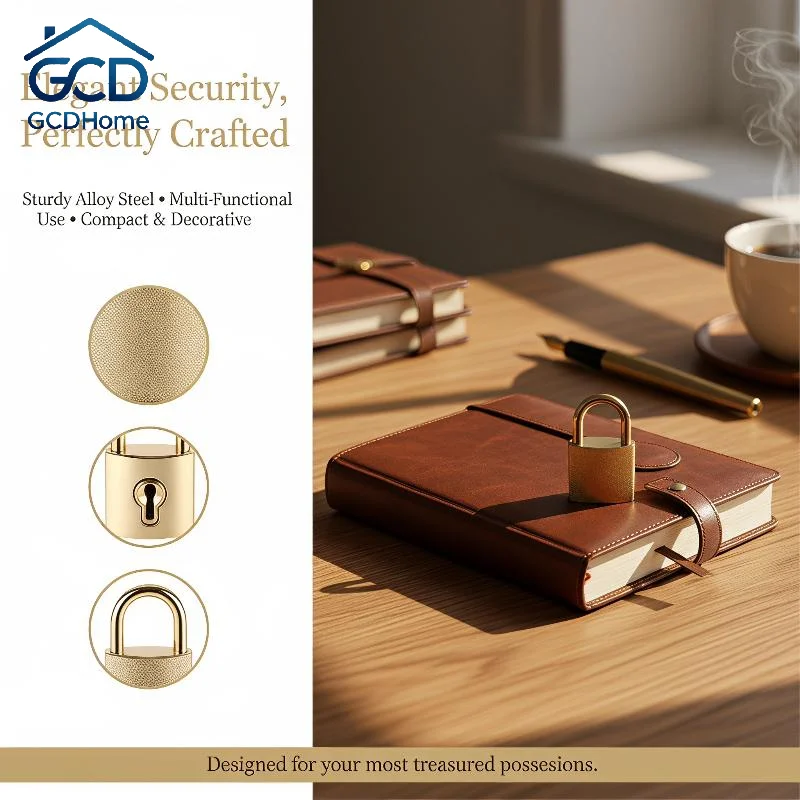Anti-Pry Mini Metal Padlock with Matching Keys Multiple Color Options Suitable for Jewelry Boxes Drawer Storage Lockers