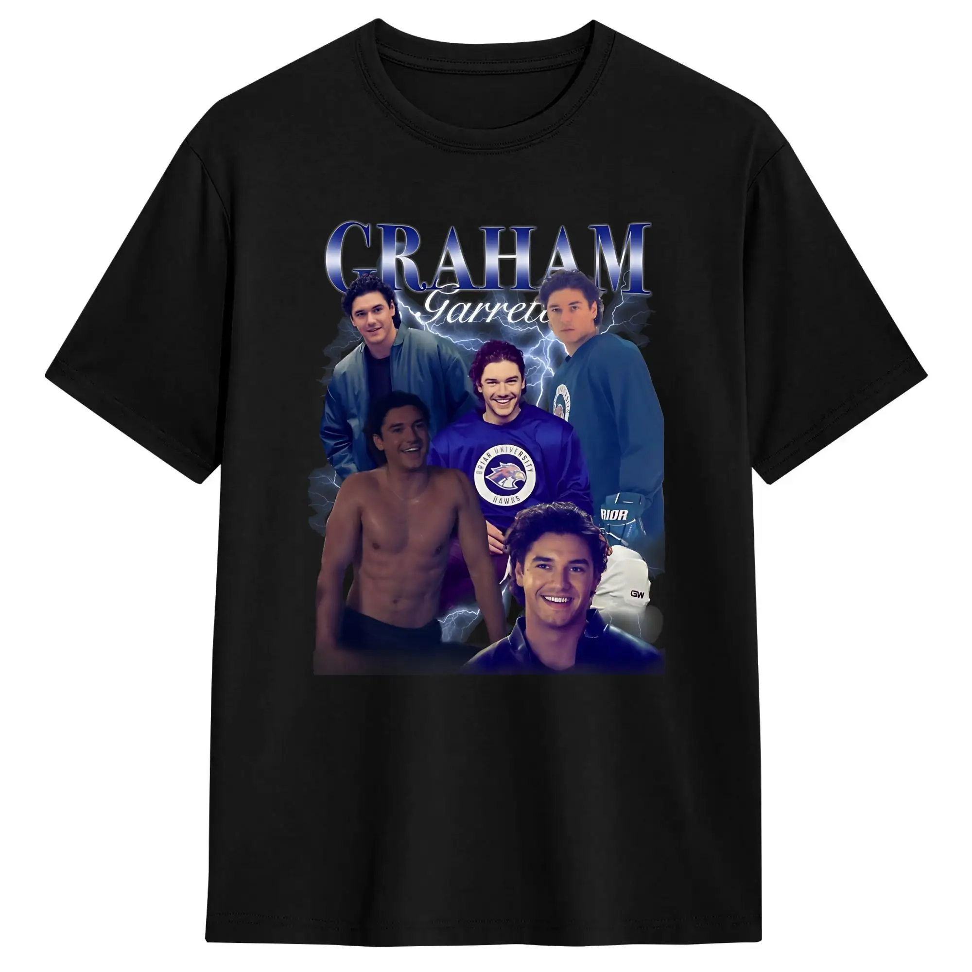 Off Campus Garrett Graham  T Shirt for Men 100% Cotton Funny T-Shirt O Neck  Tees Short Sleeve Tops Plus Size