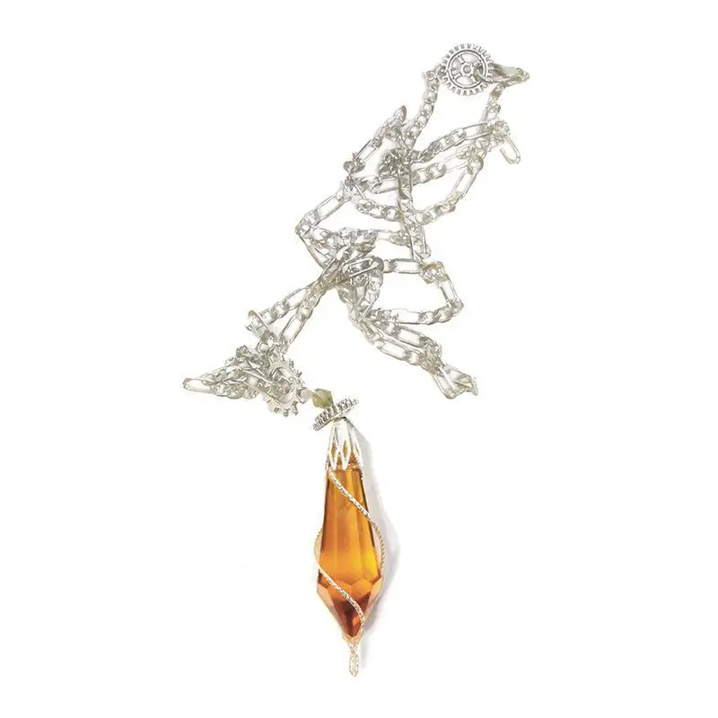 Collier du Seigneur des Mystères pour Femme, Pendentif en Clip Artificiel Jaune, Cadeaux d\'Amoureux, Cosplay Klein Moretti