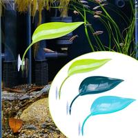 Frog Habitat Leaf Suction Cup 3 Pieces Frog Tank Terrarium Leaf Turtle Terrace Reptiles Basking With Realistic Look For Geckos