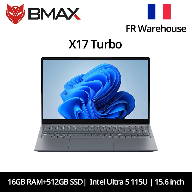 Portátil Bmax X17 Turbo 16GB 512GB