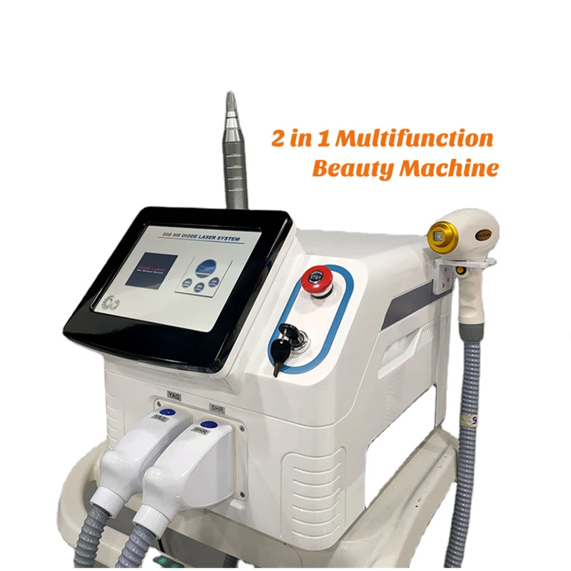 

2023 Professional 3000W 2 in 1 808nm Yag 1200 808 755 Three Wavelength Painless Tattoo Dark Spot Removal Iaser Hair Removal