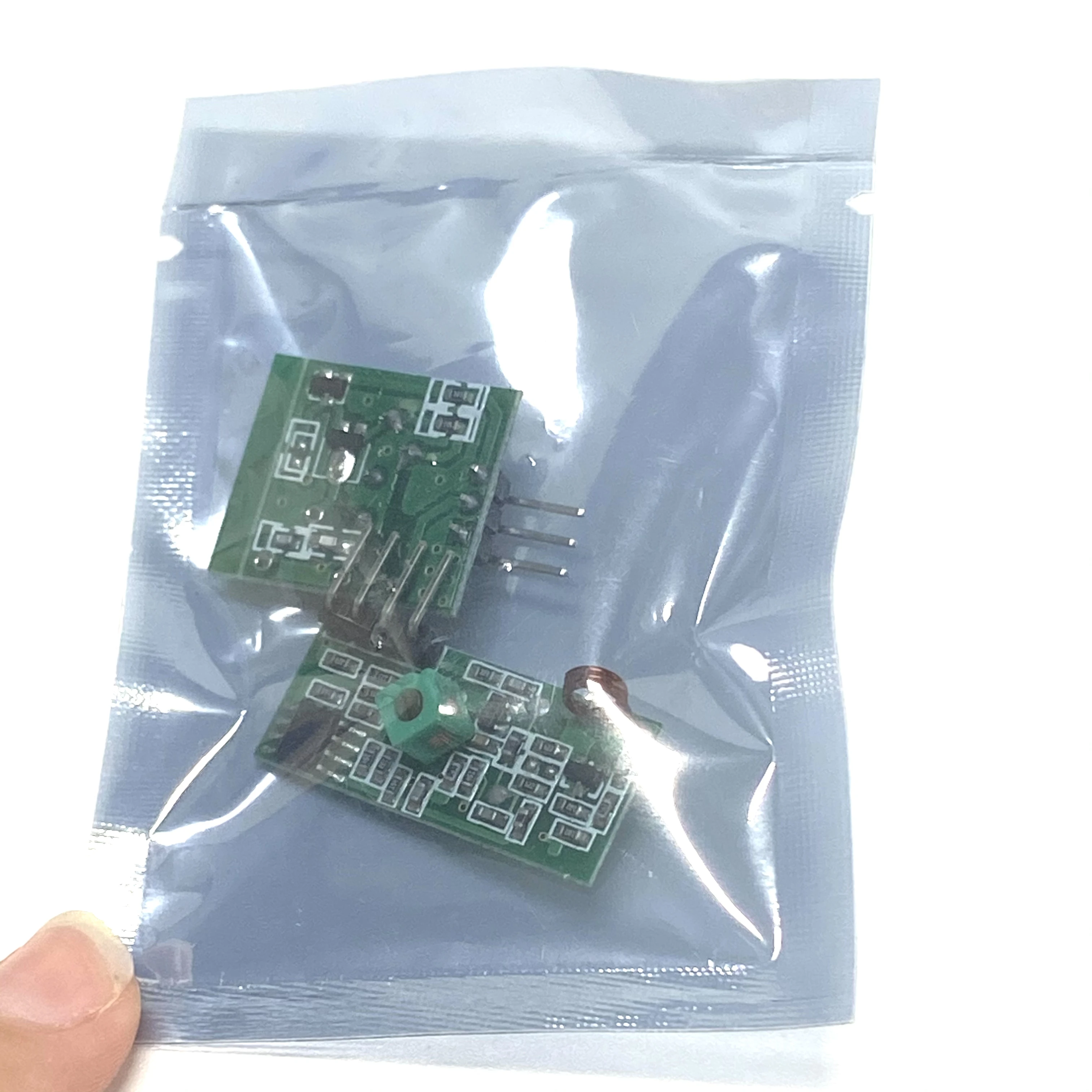 433Mhz 1 Set RF Wireless Transmitter Module and Receiver Kit DC 5V 433 Mhz Wireless Module Transmitter Module and Receiver 433M