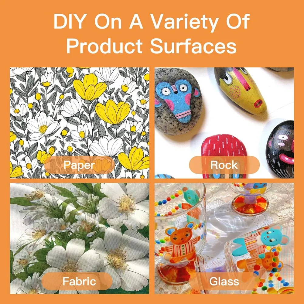 A21Q -20 Shapes Petal Dotting Tools For Painting, Mandala Dotting Tools For Rocks, 10 Pens Set