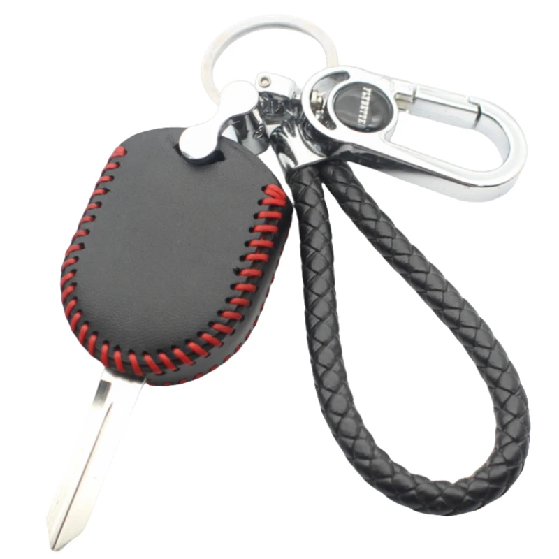 FLYBETTER In Vera Pelle 5 Tasto Chiave A Distanza Della Copertura di Caso Per Ford Explorer/Bordo/Fuga/Ranger/E150 /F350/F550/E250/E350 (B) l16