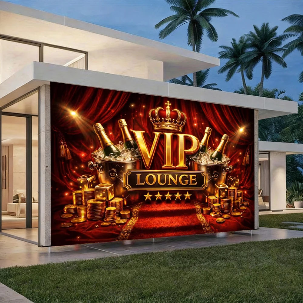 Sfondo di Lusso con Corona Dor - Party Banner Gold recensione e prezzo