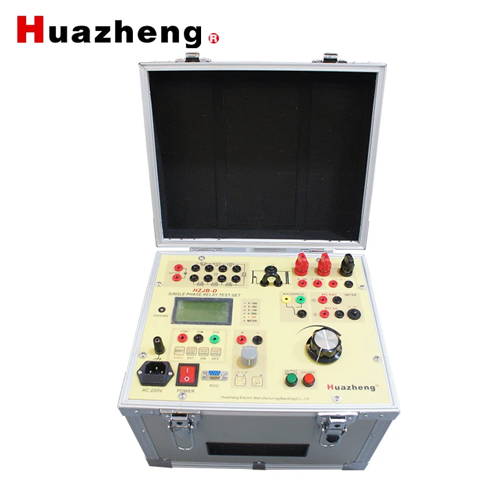 Huazheng Electric HZJB-D Portable Relay Protection Tester Single Phase Secondary  Test Set