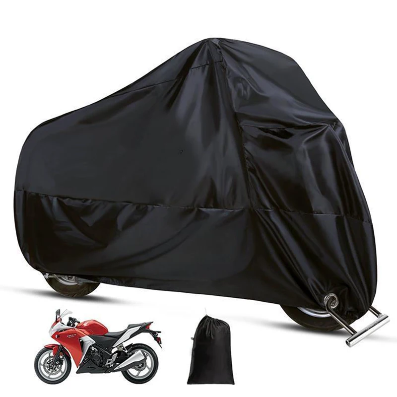 

Motorcycle Cover Waterproof All Season Dustproof UV Protection 190T Motorbike Cover Multiple Colors