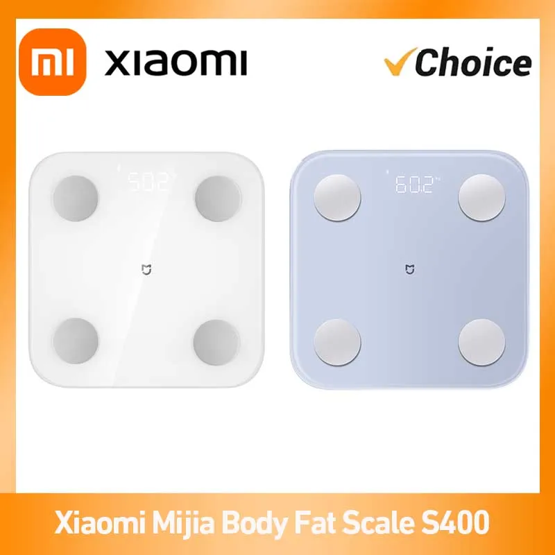 

Xiaomi Mijia Body Fat Scale S400 Bluetooth5.0 Smart Home Body Composition Scale Max 150KG LED Display Dual Frequency Measurement