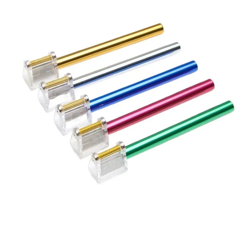 Aluminum Alloy Leather Edge Oil Pen Smooth Even Application Easy Operation Perfect For DIY Leathercraft Projects