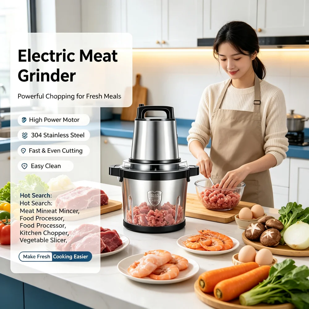 electric-meat-grinder-10l-15l-1500w-high-power-adjustable-speed-silver-stainless-steel-bowl-mince-meat-chop-veggies-household