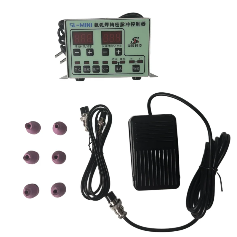 

Looook Store Portable Argon Arc Cold Welder, 2T/4T Function Pulse Control Manual Spot Welding Machine for Precision Metal Repair