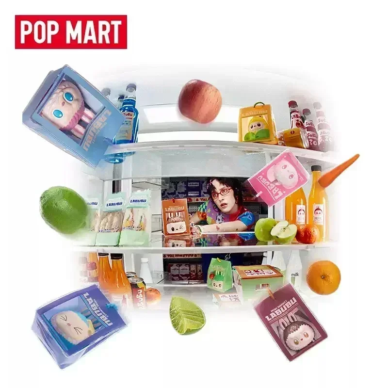 POP MART the Monsters Wacky Mart Series Squishy Charm Kawaii Anime Action Figure Blind Box Toy Caixa Caja Surprise Mystery Gift