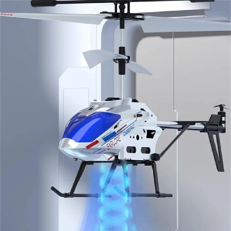 Elicottero telecomandato Rc Mini materiale resistente alle cadute Giocattolo telecomandato Studente della scuola primaria Modello di aereo Regalo di ricarica