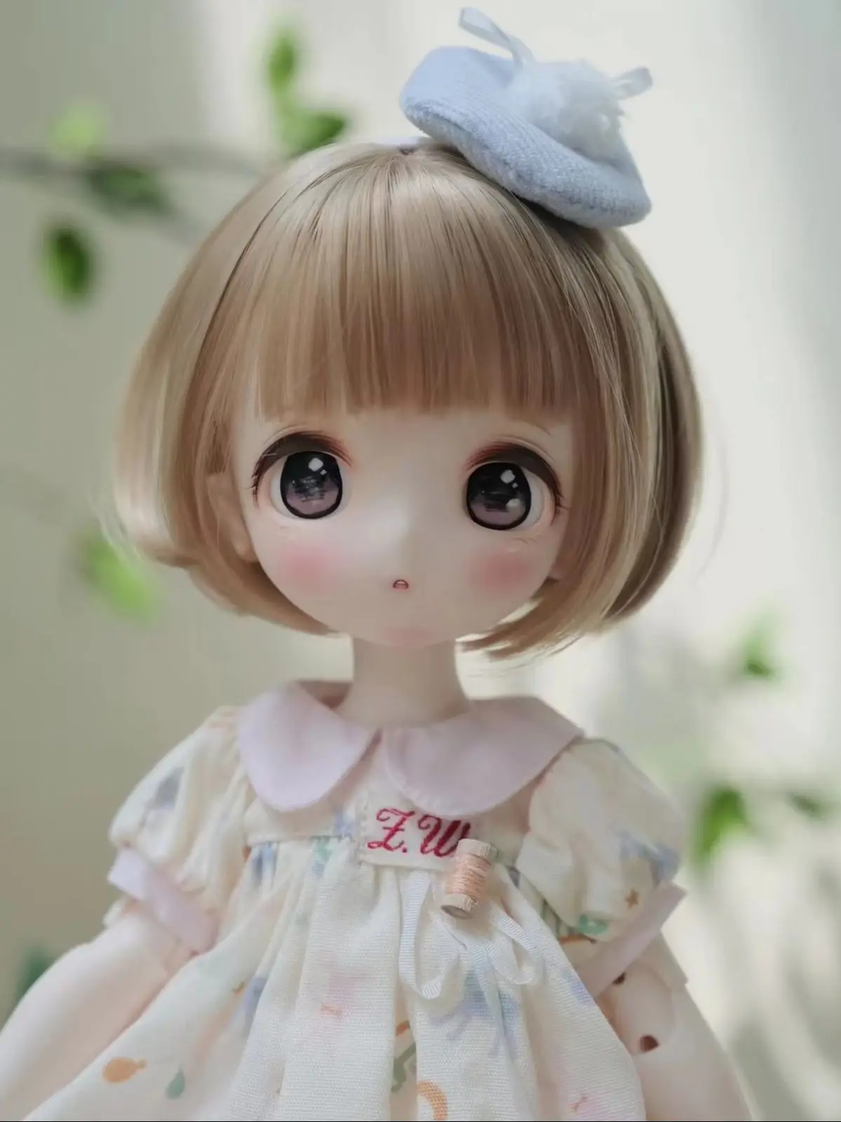 1/6 BJD Anime-Puppenkopf ohne Make-up, Harz, DIY-Puppenzubehör, Puppenspielzeug ohne Make-up – Detail 1