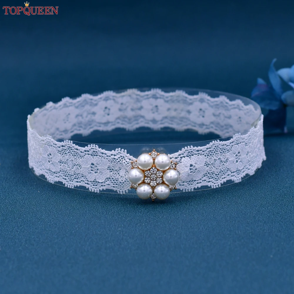 TOPQUEEN Wedding Bridal Garters Sexy Elastic Lace liguero podwiazka slubna liga de novia jarretiere mariage bijoux para ST44 ST6