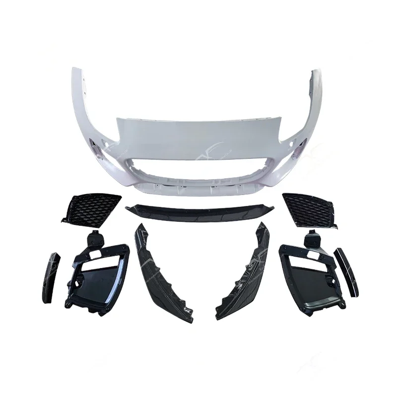 Suitable for  F-Type 2013-2020 front bumper, rear lip, tail wing, black carbon fiber exterior decoration modification