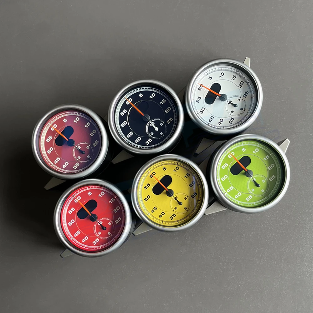 

For Porsche Panamera 970 Car Stopwatch panel Interior Dashboard Central Watch Clock Compass Time Electronic Meter Accessories