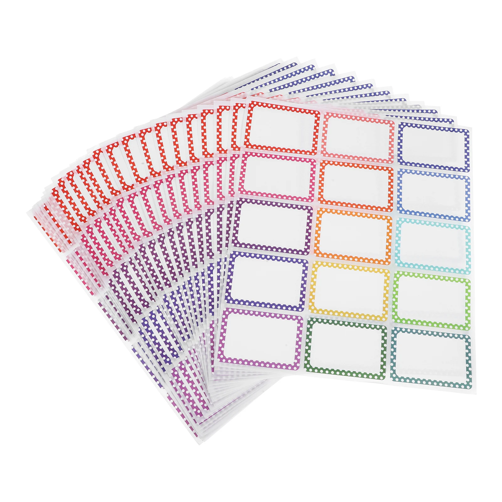 

23 Sheets Name Tag Stickers Classifying Label Adhesive Labels Bottle Colorful Synthetic Paper Colored Tags Student