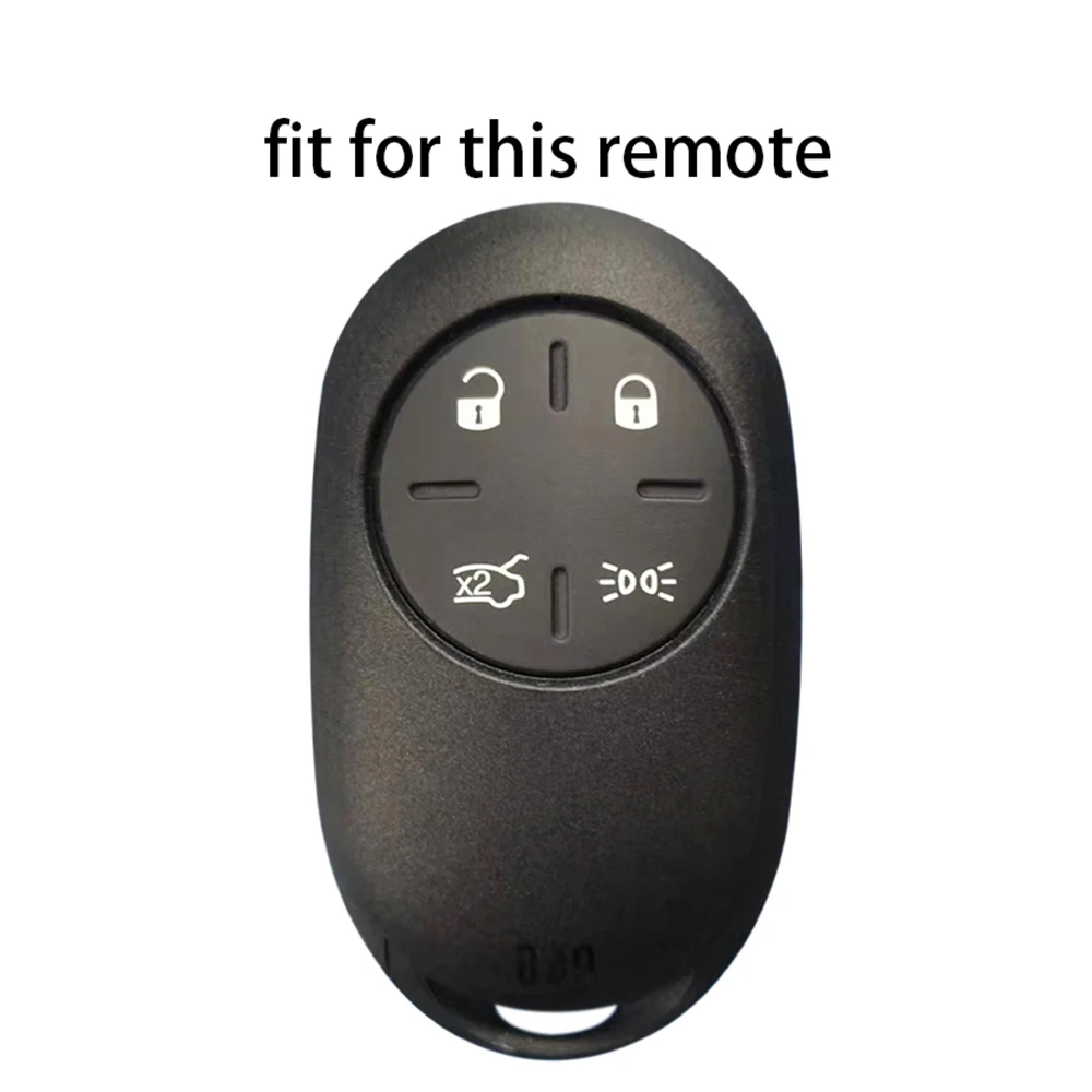 Silicone Car Key Case Remote Keychain Key Cover Holder For Fiat 500 EV 500e Topolino Auto Accessories Key Shell