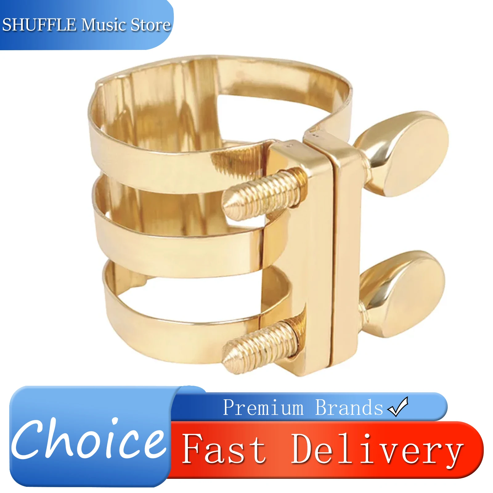 

SLADE Alto Saxophone Clip Metal Skeleton Thickened Card With Transparent Case Clip Alto Sax Accessories Wind Instrument Parts