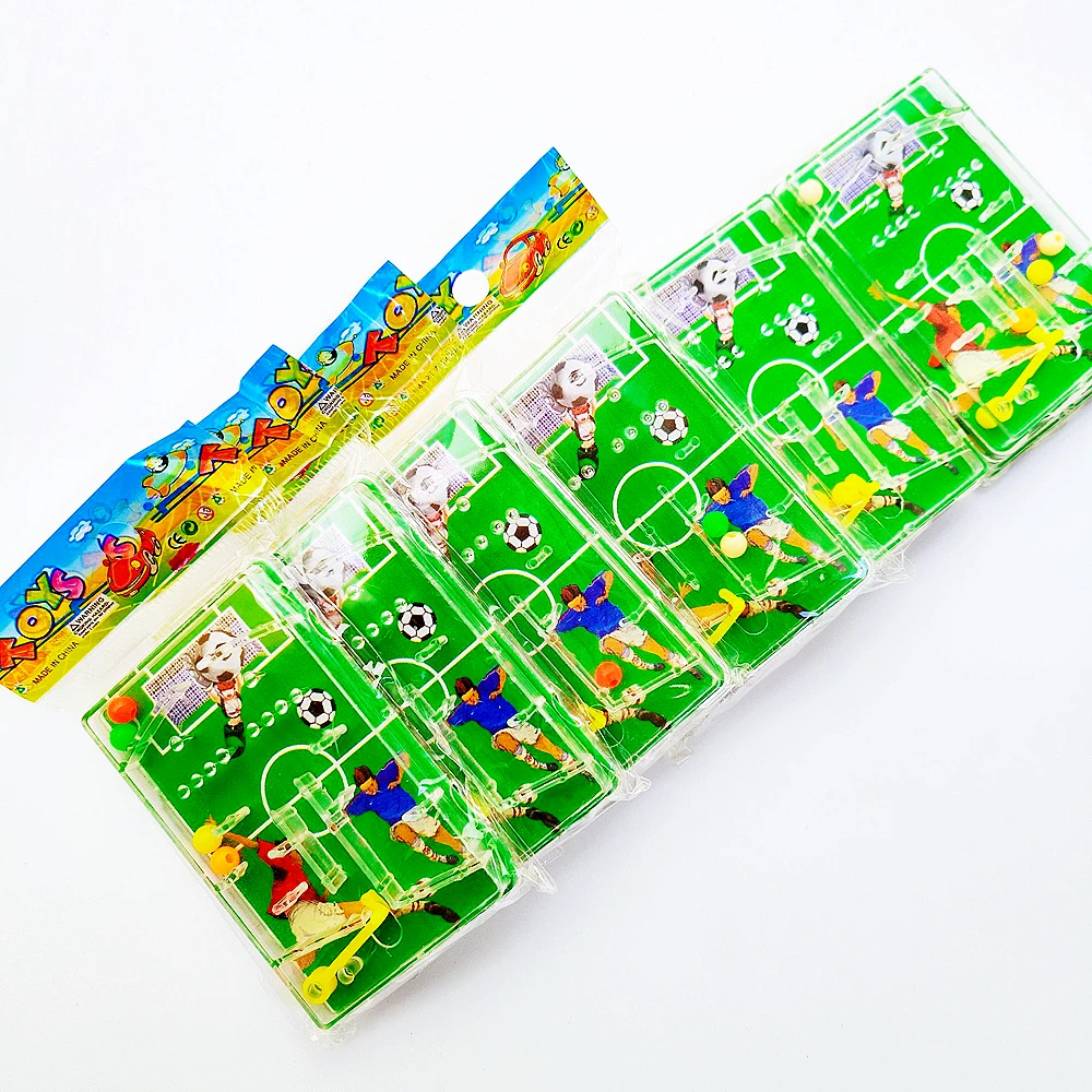 20PCS Soccer Table Football Maze Game For Kids Early Educational Toy Football Theme Birthday Party Decor Girls Boys Favors Gifts