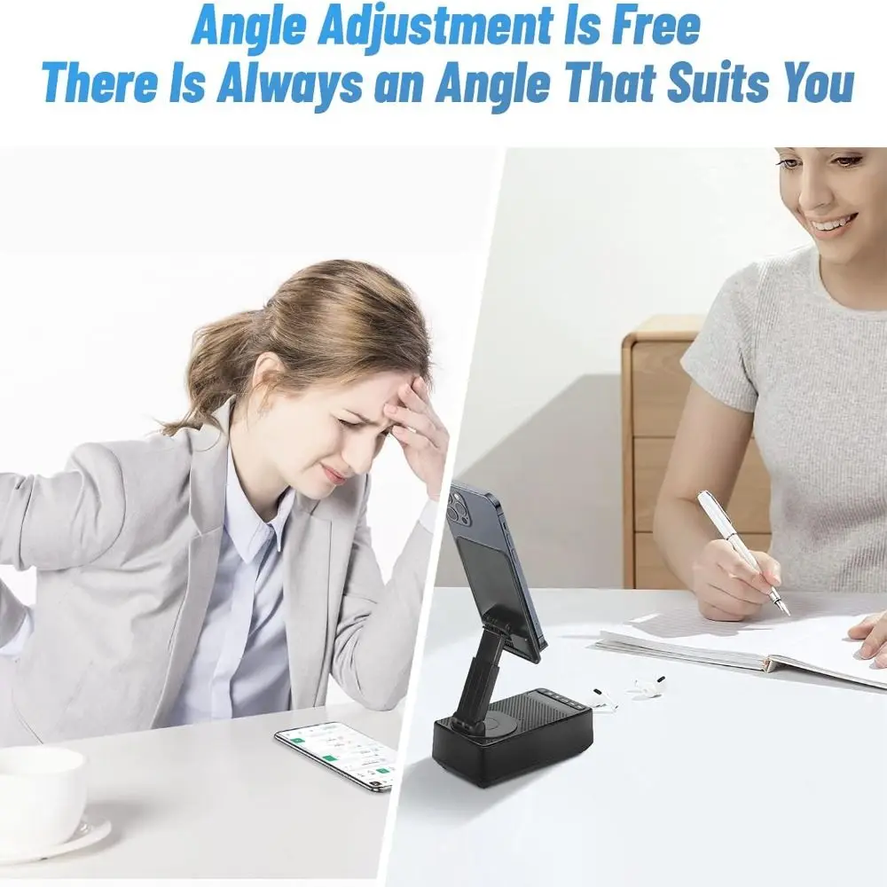 

Новая подставка для телефона 3 в 1, динамик, HD звук, складной Bluetooth-аудио держатель для телефона, портативный универсальный кронштейн для аккумуляторов