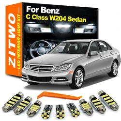 ZITWO 17Pcs Canbus LED Interior Light Kit For Mercedes Benz C Class W204 Sedan C200 C220 C230 C250 C280 C300 C320 C350 2008-2014