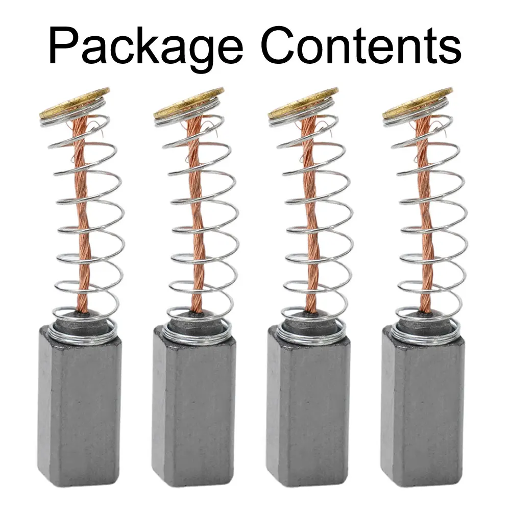 Brand New Newest High Qulity Workshop Carbon Brushes Motor Brushes Accessories Carbon + Metal Replacement Part