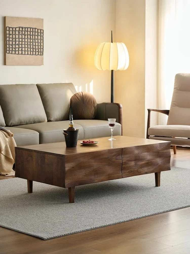 

Coffee table design, living room home small tea table solid wood sofa low table