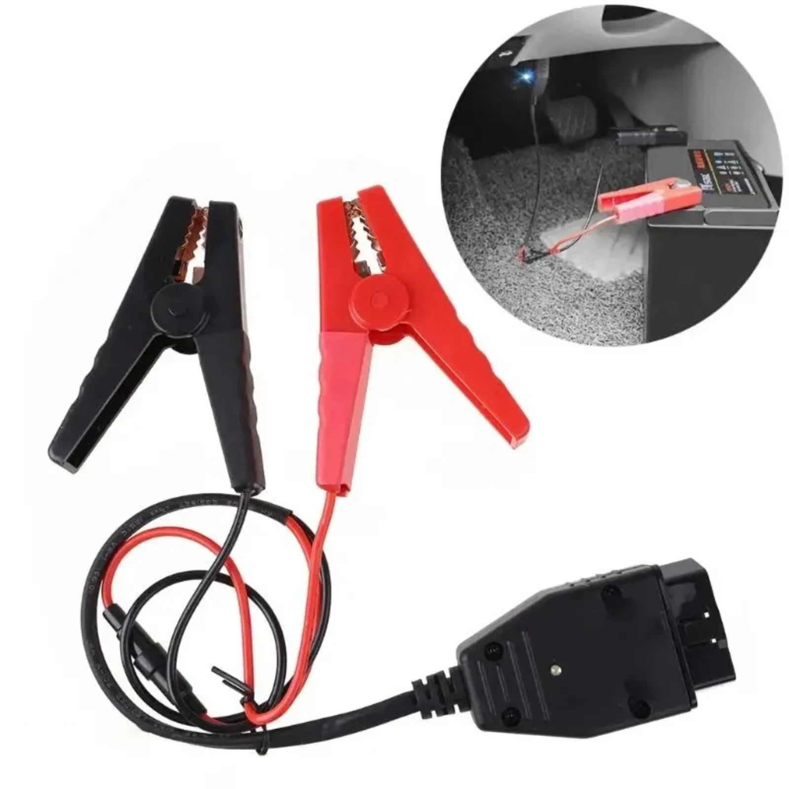 

For Universal 12v 24v Vehicles Jump Starter Car Emergency Wire Alligator Clamp Starting Power Connection Cable Battery Clamps