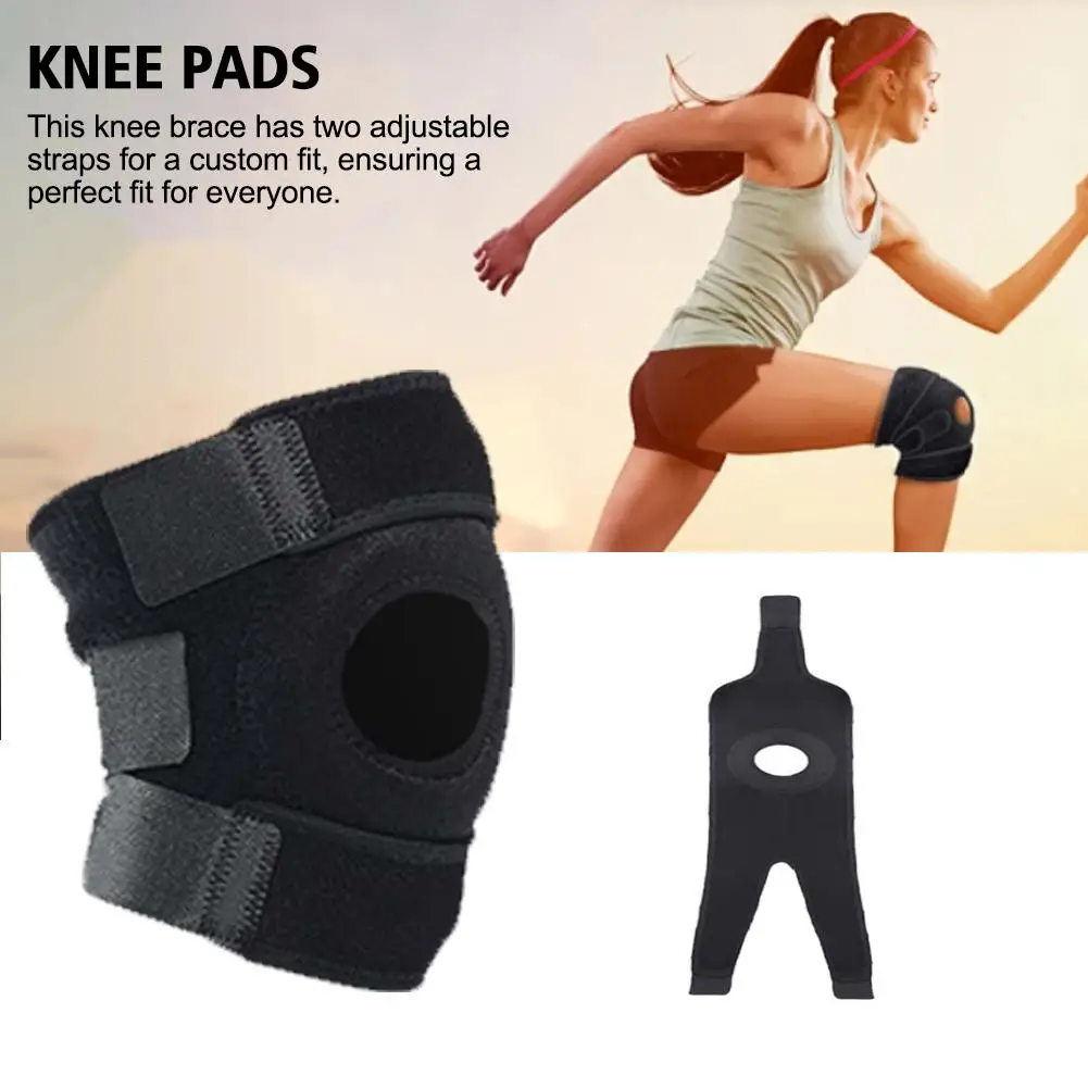 

1PC Thickened protection Sports Kneepad Men Elastic Knee Fitness Protector Pads NonSlip Basketball Brace Support Pads Gear A7Y0