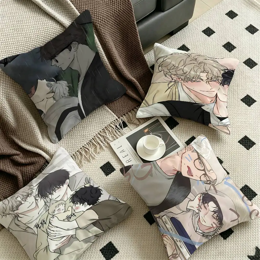 Comic Low Tide In T-Twilights Pillow Cushion Cover Pillowcase Living Room Sofa Home Decor Customized