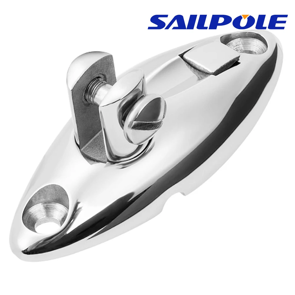 360 Degree Rotation Solid 316 Stainless Steel Boat Quick Release Bimini Top Swivel Deck Hinge Marine Top Hardware