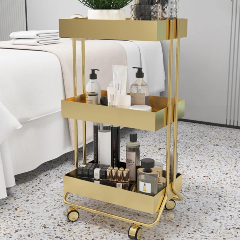 

Hotel Tool Cart Salon Trolley Pedicure Work Tattoo Cosmetic Salon Trolley Hair Makeup Wozek Narzedziowy Furniture ZT50ST