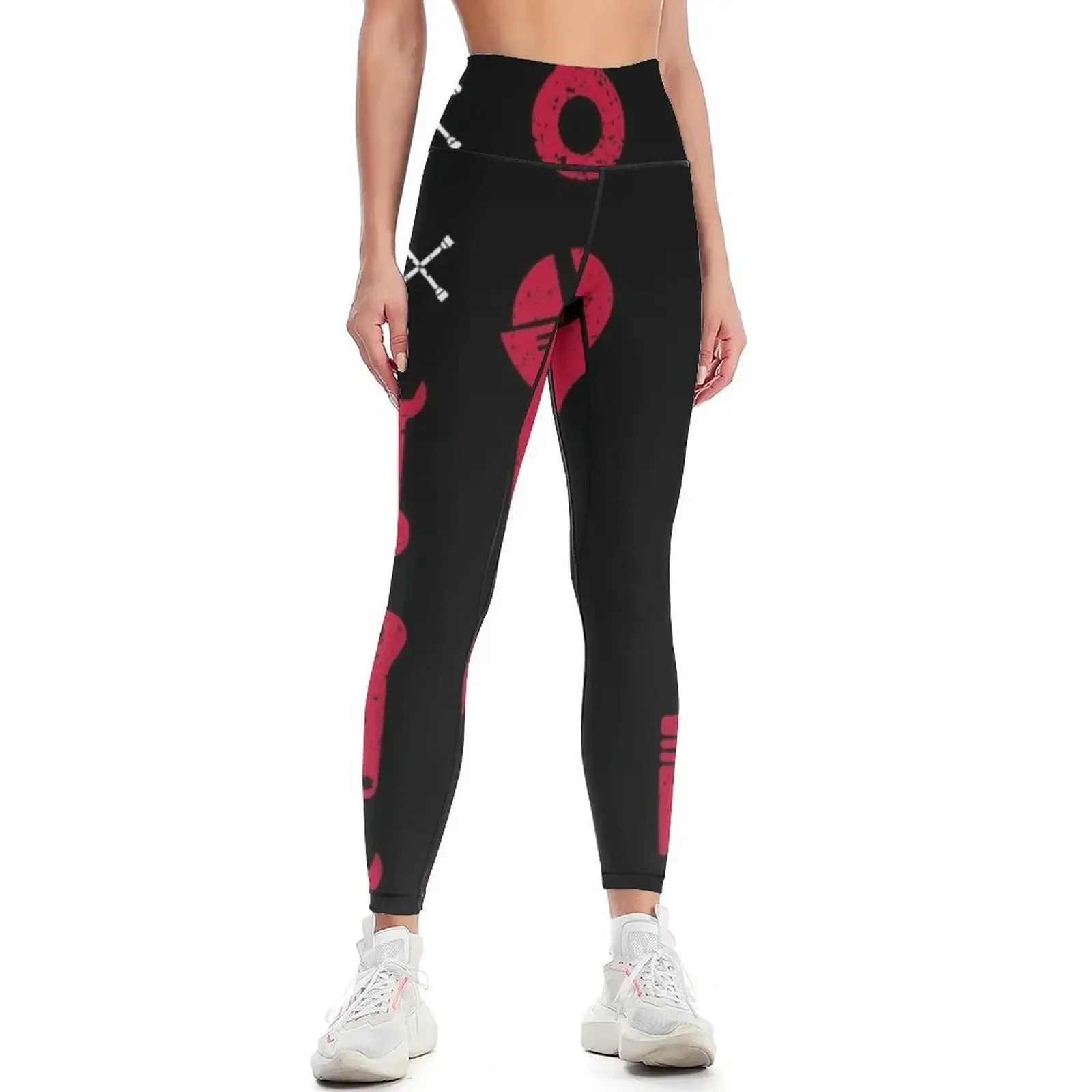 

Funny Mechanic Shirts - Mechanic American Flag T-shirt Leggings Legging sexy woman Women's tights gym pants Womens Leggings