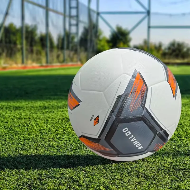 Bolas de futebol de alta qualidade tamanho oficial 5 material do plutônio sem costura equipe jogo ao ar livre treinamento de futebol ballon de pé