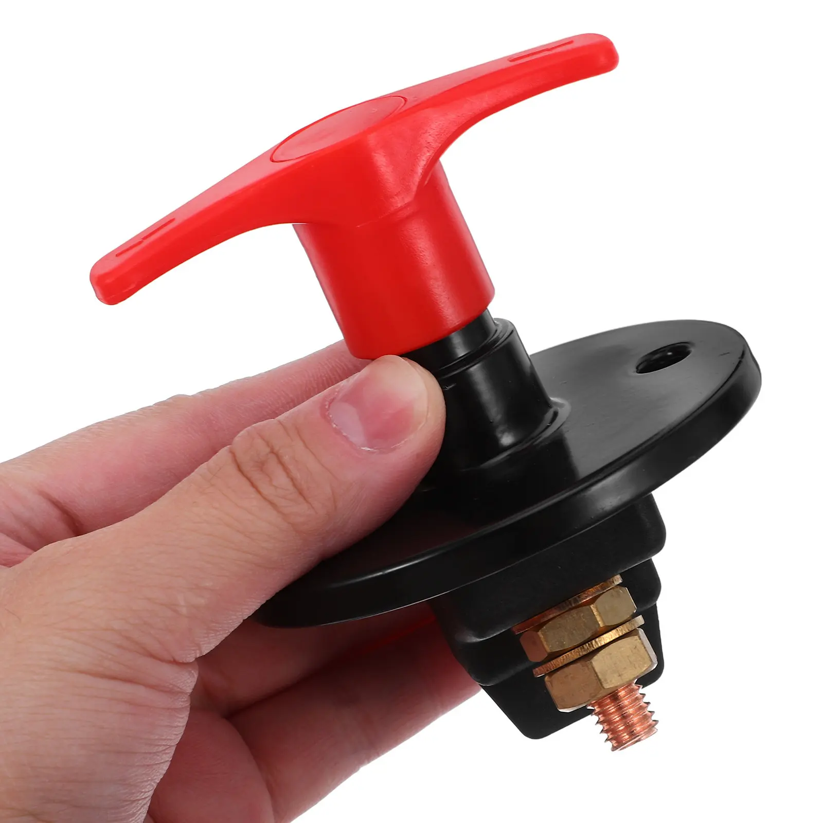 150A High Current Battery Disconnector Switch 24V Easy Installation Detachable Bottom Corrosion Resistant for Car Boat Truck Rv