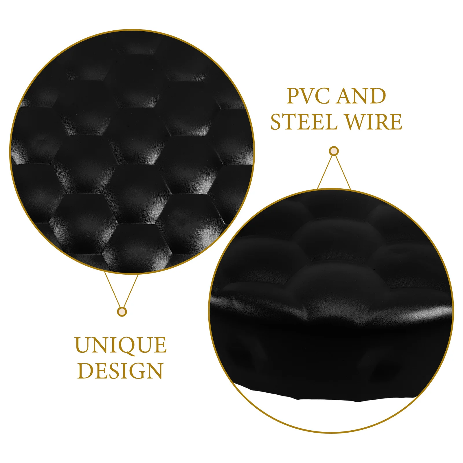 

Stool Seating Part Bar Stool Seat Round PU Padded Cushion Replacement for Chairs Restaurant Office Banquet Use