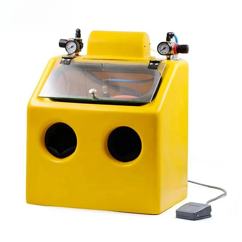 

Frosted glass sand bracelet polishing pneumatic water equipment jewelry sandblasting machine sandblasting machine