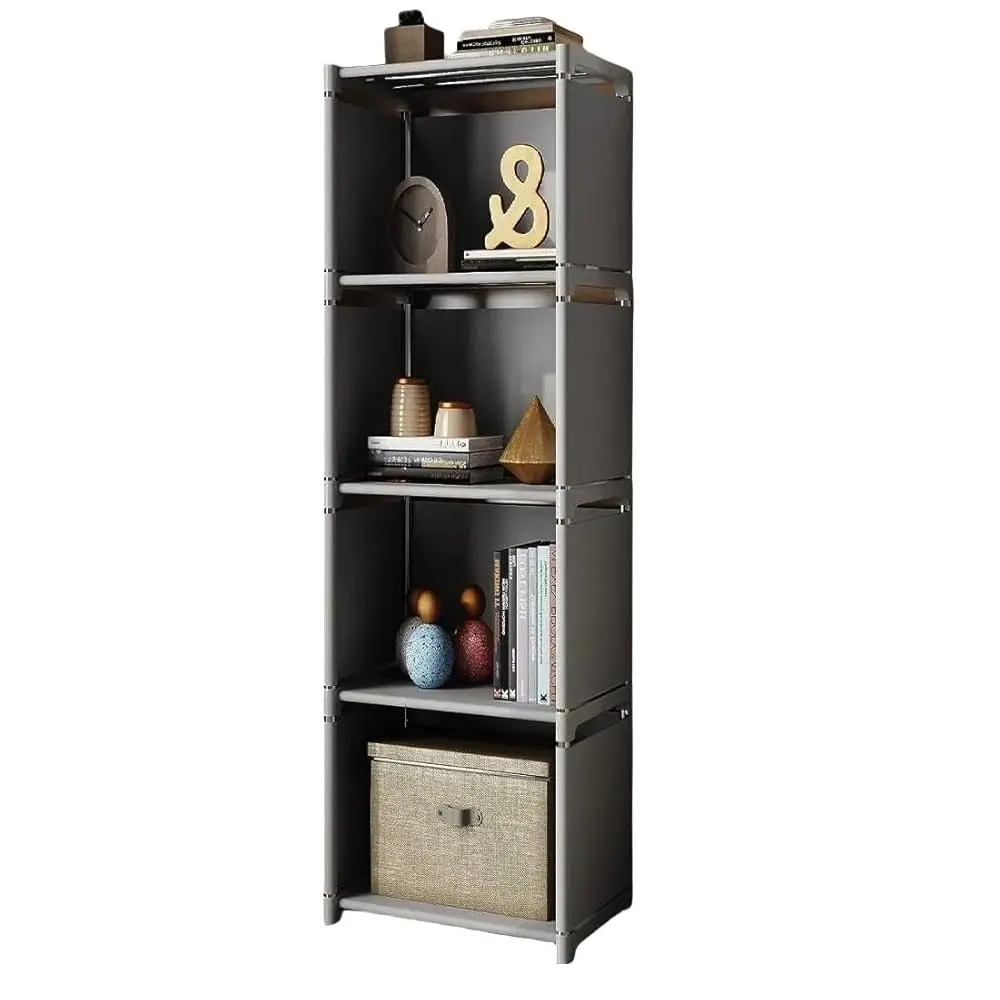 

Storage Cubes Organizer Shelves, 4 Cube Bookcase Bookshelf For Bedroom Closet Small Spaces, Cube Storage Organizer Shelf For