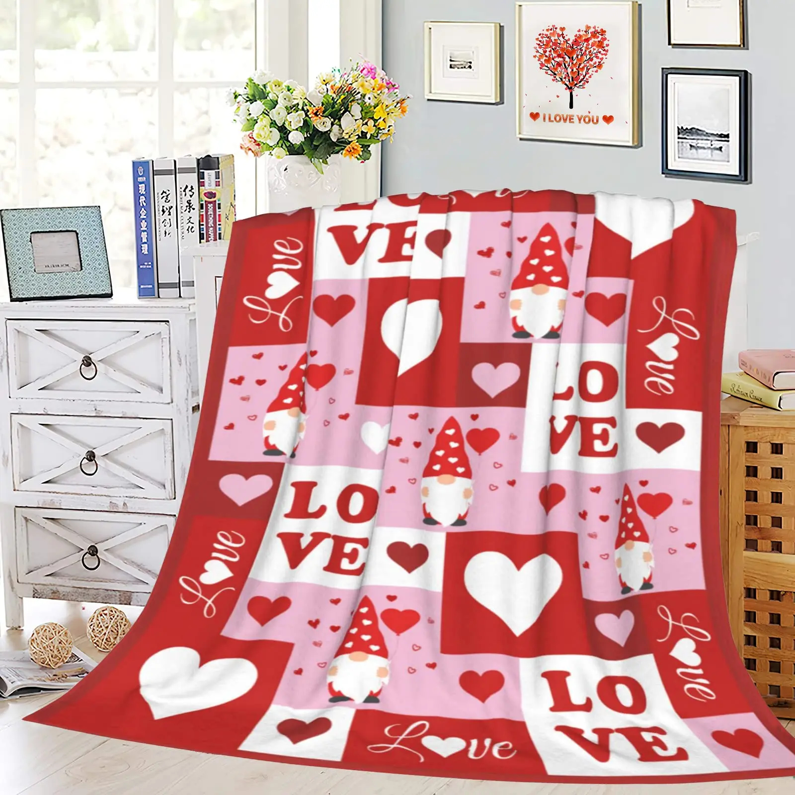 Custom Blanket with Words Picture Collage Customized Blankets,Birthday Souvenir Gifts Personalized Throw Blanket for Father, Mom