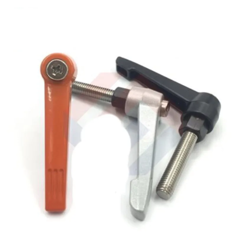 1Pc 304 M4 M5 M6 M8 Stainless steel thread Clamping Lever L shape Adjustable Handle Locking  Male Thread Knob Bolt Screw
