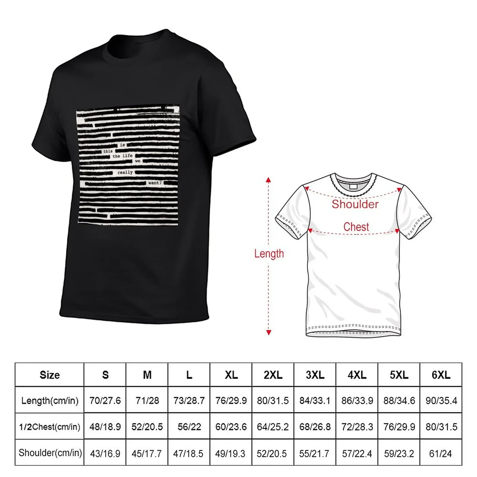 New Roger Waters is this the life we really want T-Shirt plus sizes for a boy oversizeds mens t shirts