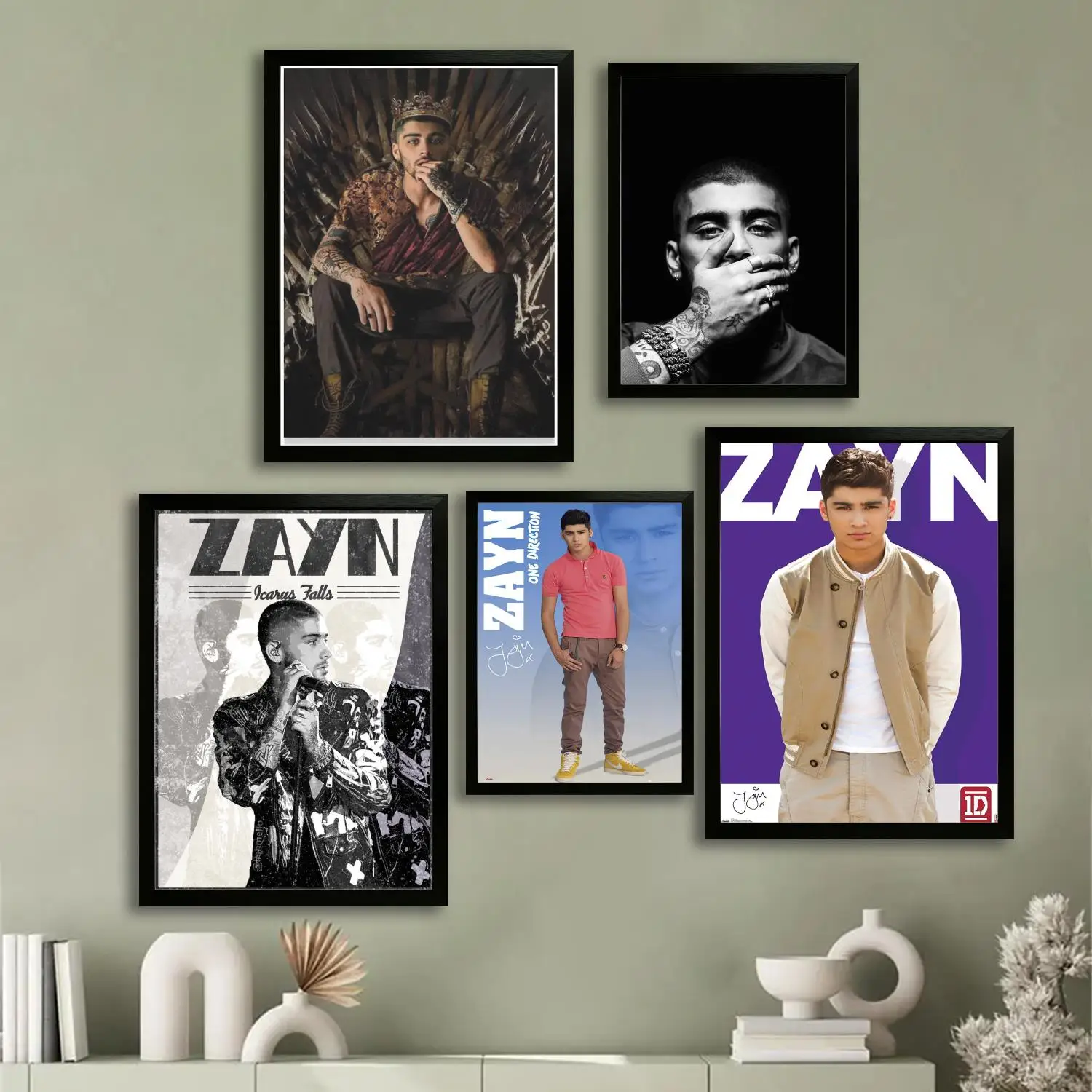 Zayn Malik R&B Music Canvas Art Poster and Wall Art, Picture Print, Modern Family, Bedroom Decor, Posters,Decorative painting