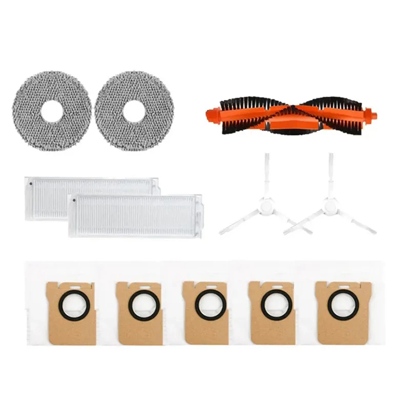 Per Xiaomi Mijia M30 Pro C107 rullo di ricambio spazzola laterale principale filtro Hepa Mop panno sacchetto per la polvere pezzi di ricambio accessori