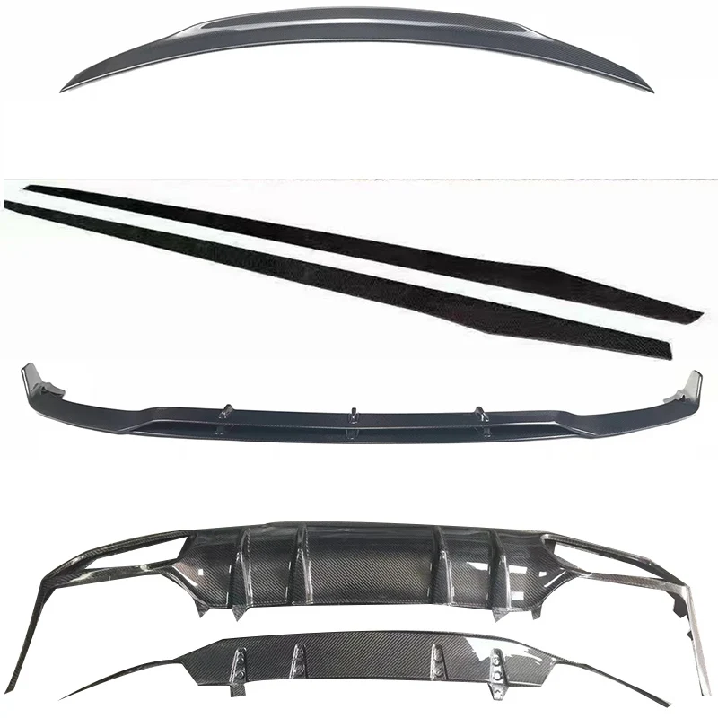 

Carbon Fiber Body Kit Is Suitable for W205 C63 AMG C43 C63S Coupe Front Lip Side Skirt Rear Diffuser Rear Spoiler