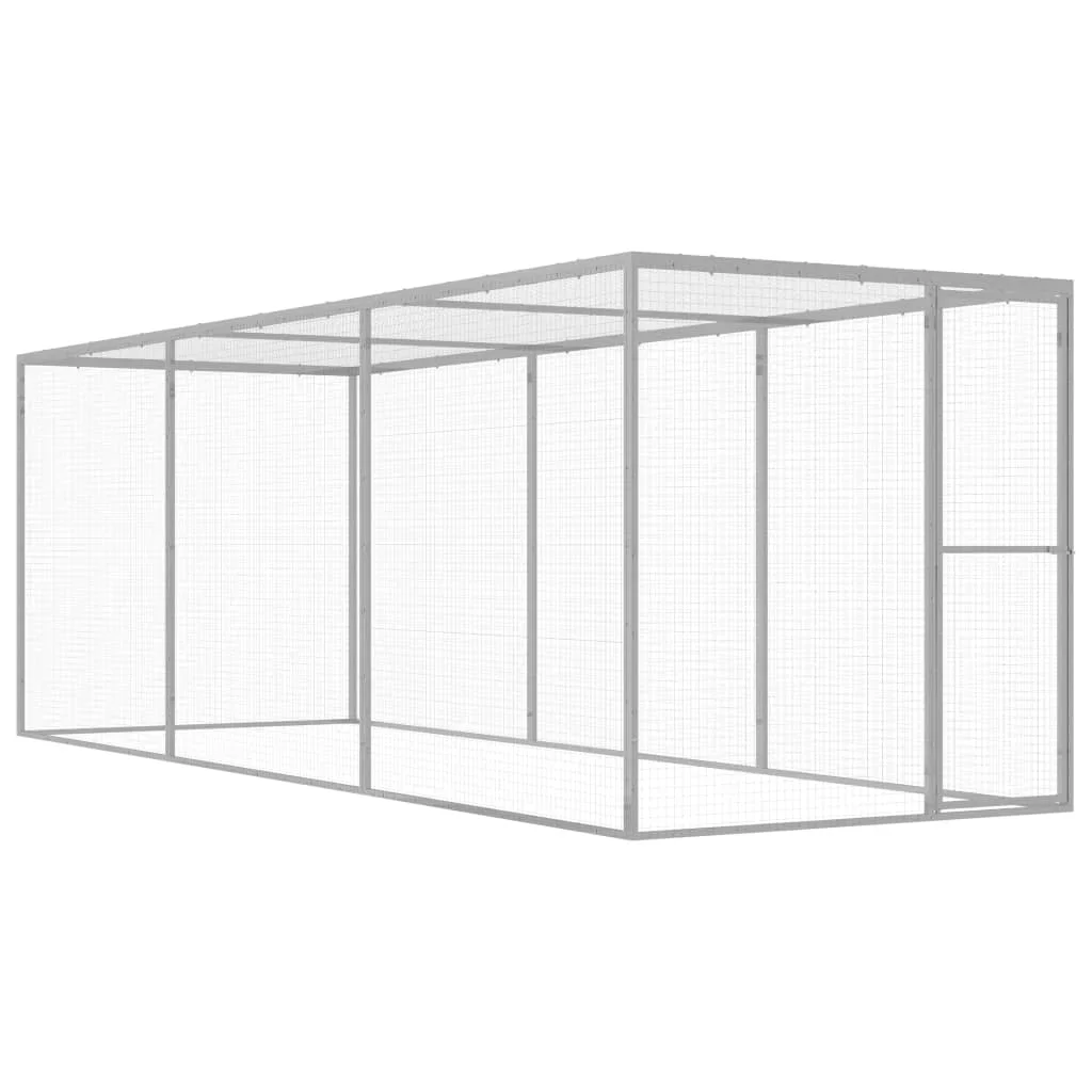 Cat Cage 4,5x1,5x1,5 m galvanized steel